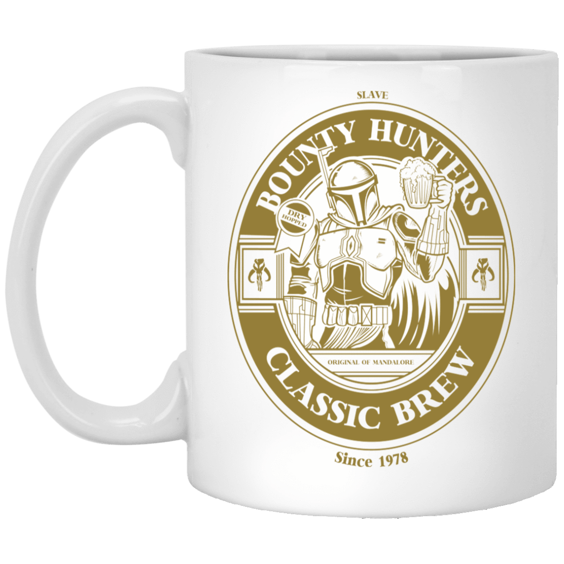 Drinkware White / One Size Bounty Hunters Classic Brew 11oz Mug