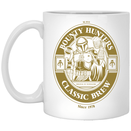 Drinkware White / One Size Bounty Hunters Classic Brew 11oz Mug