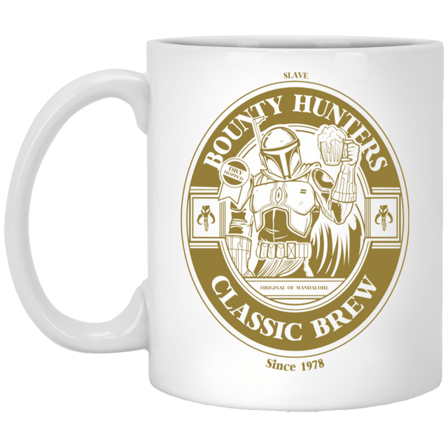 Drinkware White / One Size Bounty Hunters Classic Brew 11oz Mug