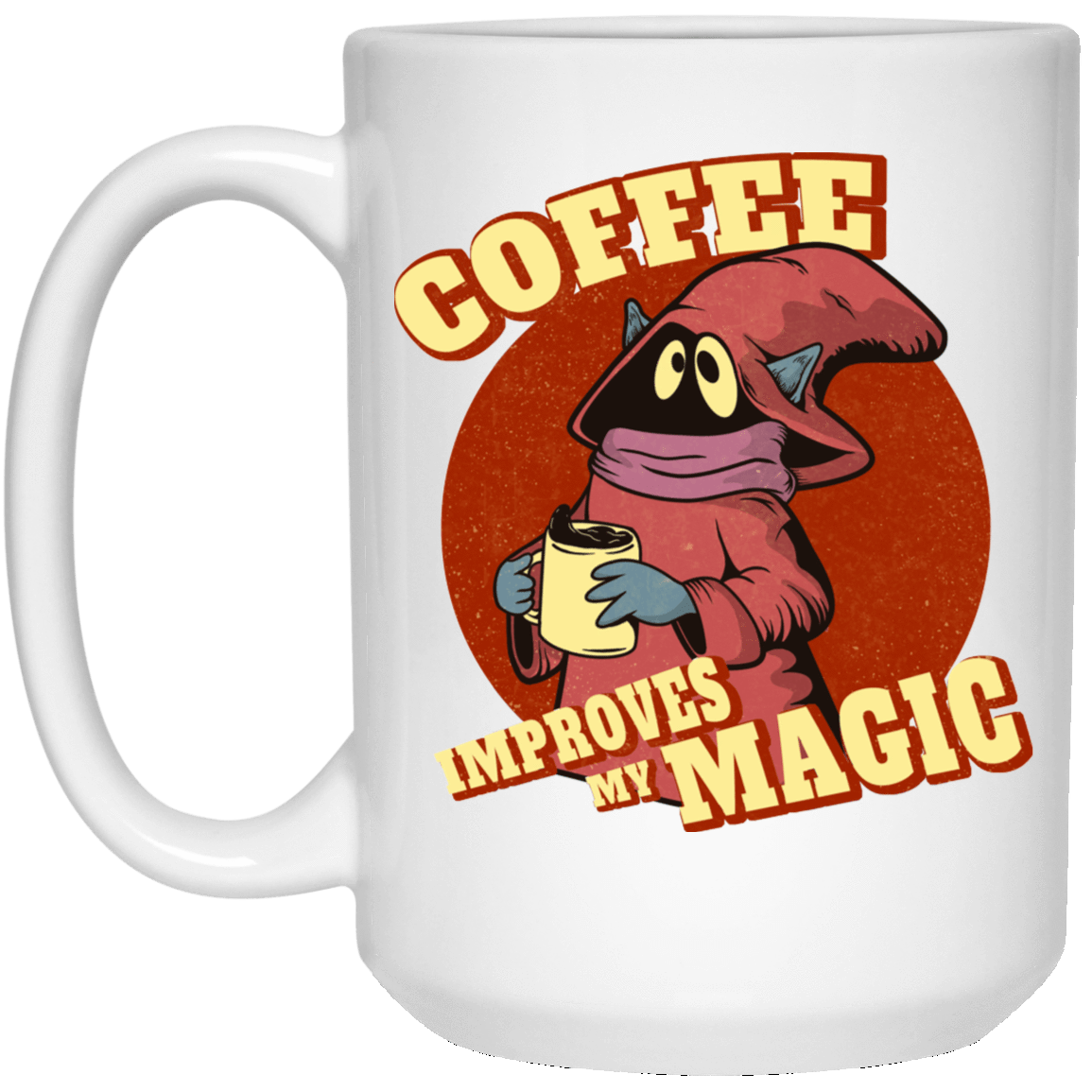 Drinkware White / One Size Coffee Improves My Magic 15oz Mug