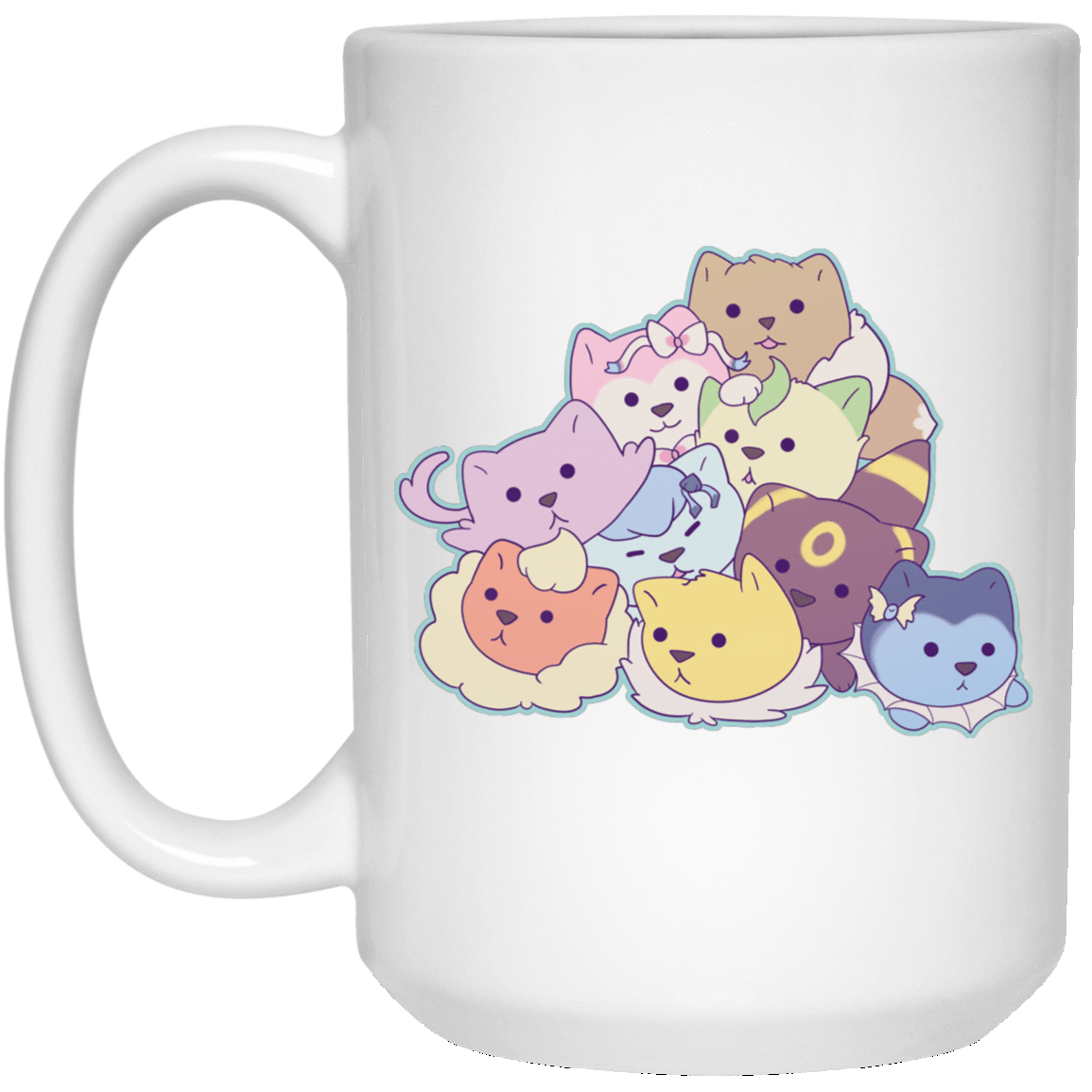Drinkware White / One Size Cosplay Kitties 15oz Mug