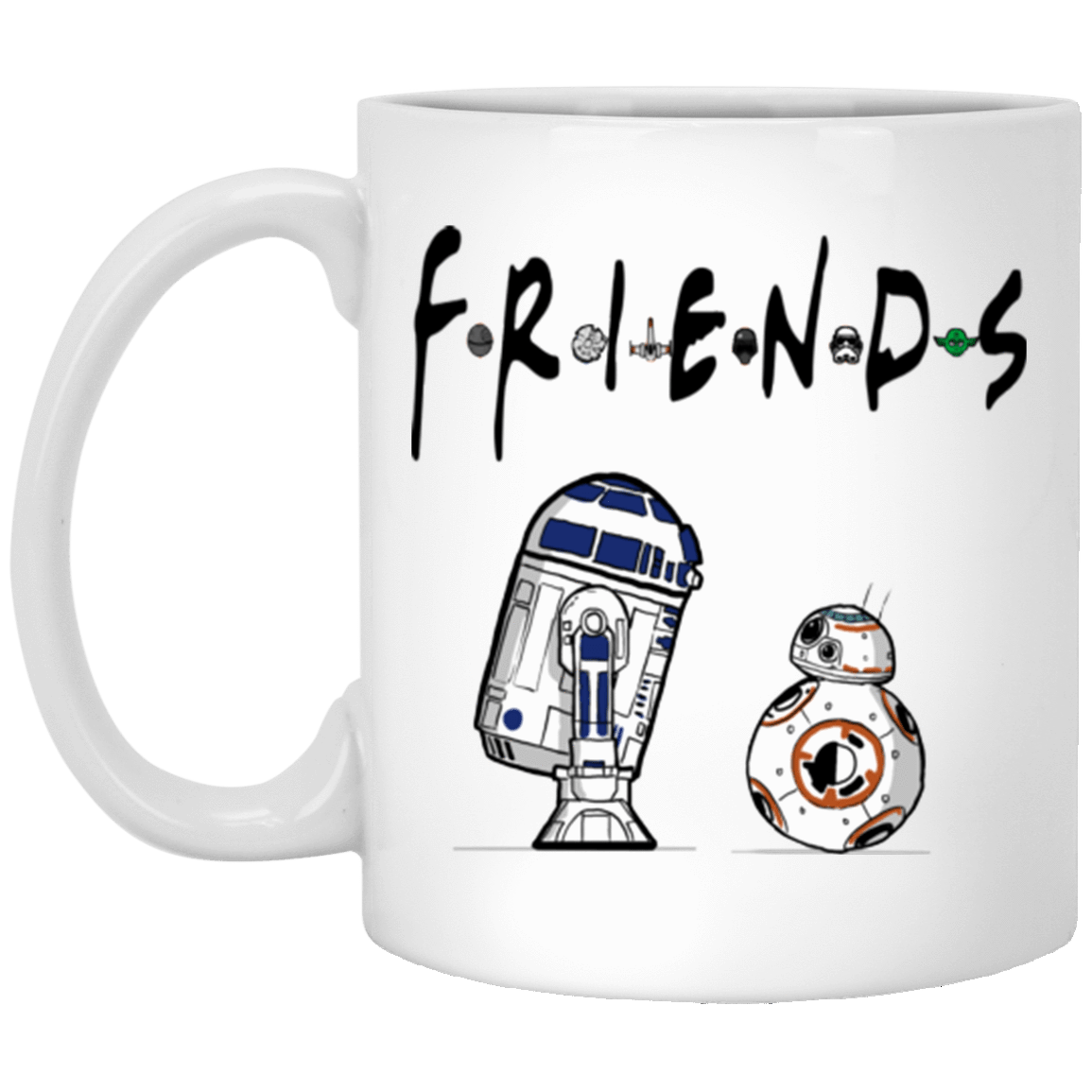 Drinkware White / One Size Droid Friends 11oz Mug