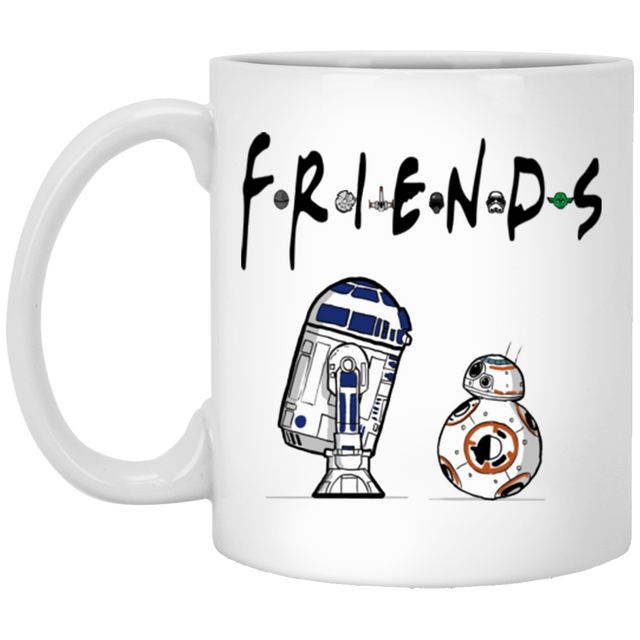 Drinkware White / One Size Droid Friends 11oz Mug