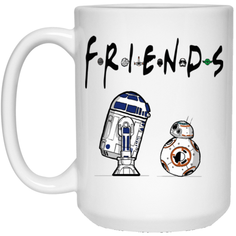 Drinkware White / One Size Droid Friends 15oz Mug