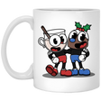 Drinkware White / One Size Eggnoghead and Puddingman 11oz Mug