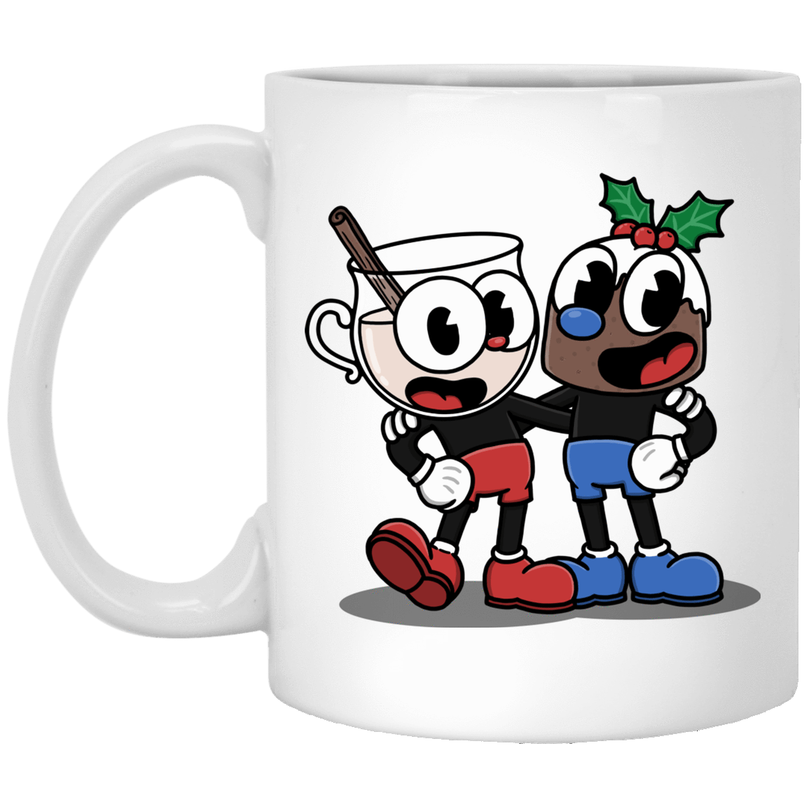 Drinkware White / One Size Eggnoghead and Puddingman 11oz Mug