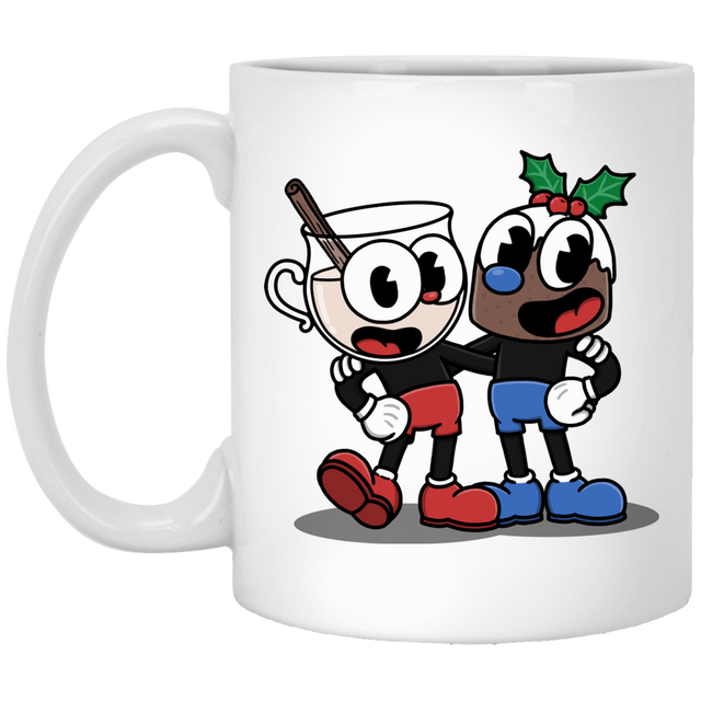 Drinkware White / One Size Eggnoghead and Puddingman 11oz Mug