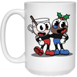 Drinkware White / One Size Eggnoghead and Puddingman 15oz Mug