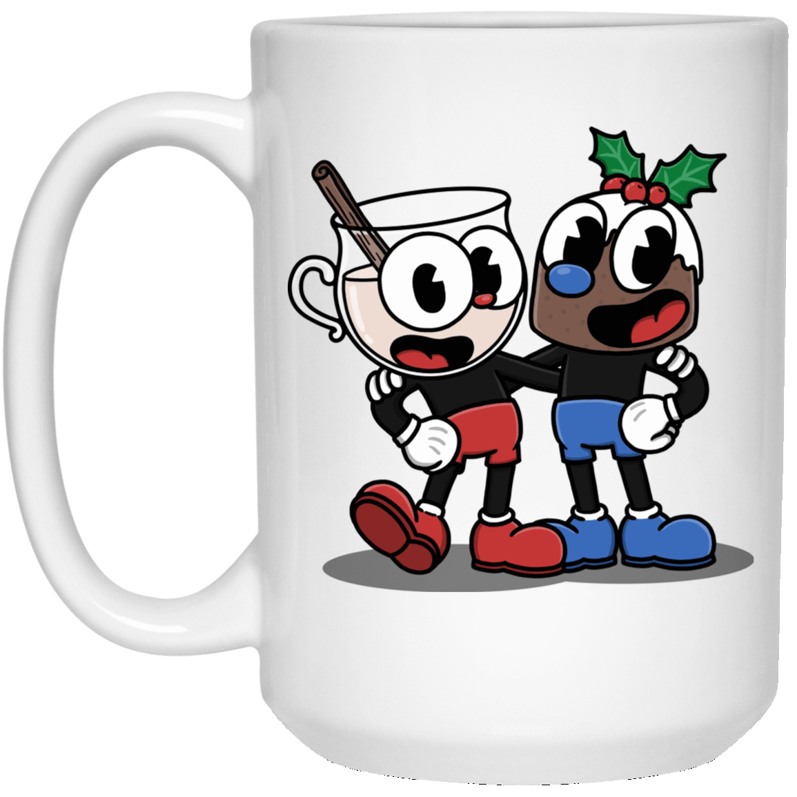 Drinkware White / One Size Eggnoghead and Puddingman 15oz Mug