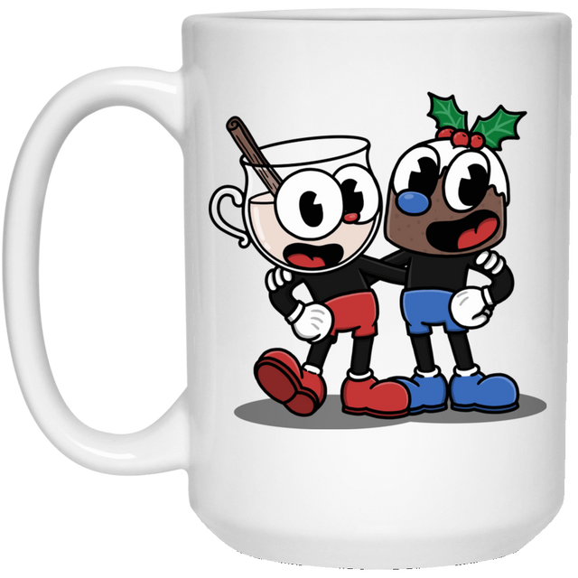 Drinkware White / One Size Eggnoghead and Puddingman 15oz Mug