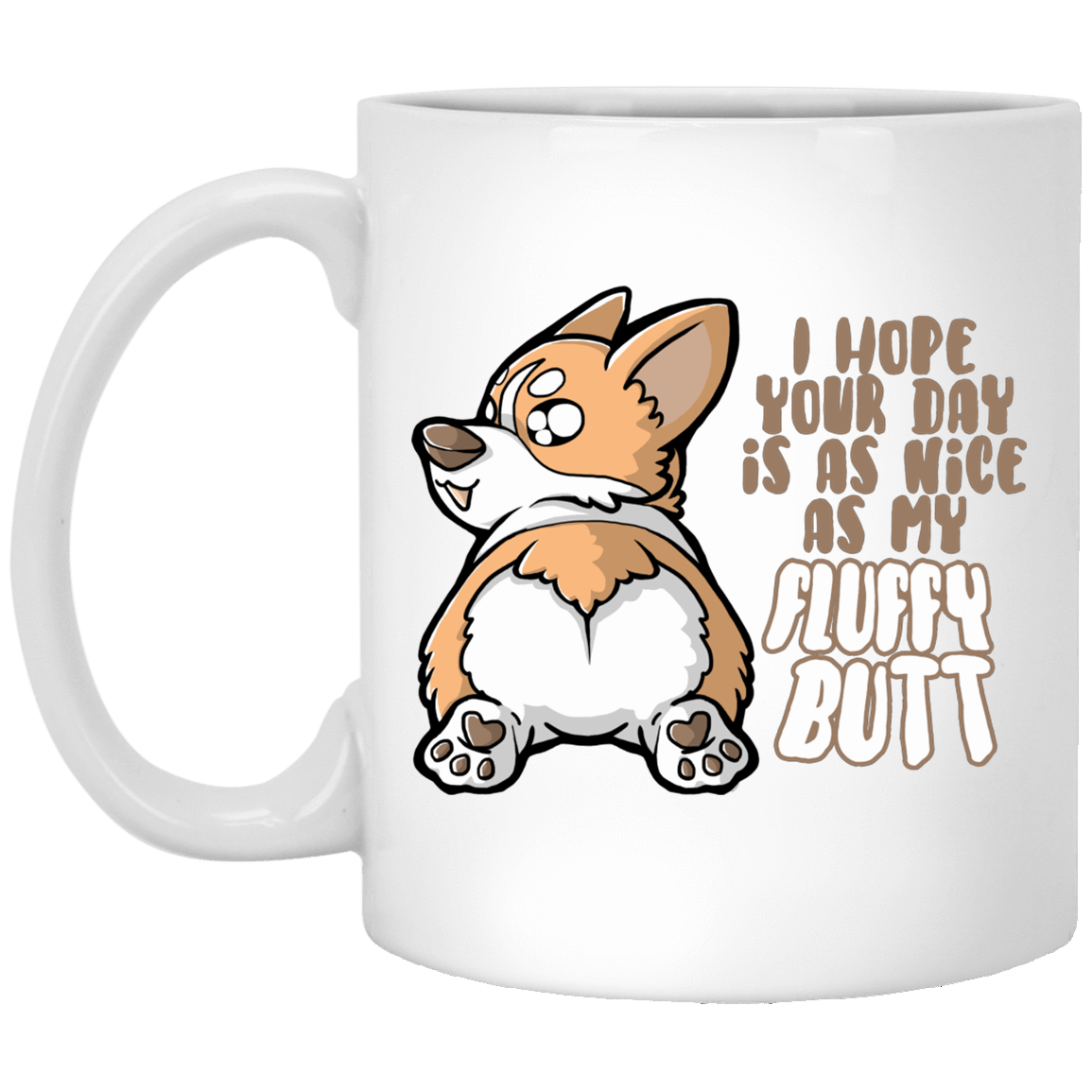 Drinkware White / One Size Fluffy Butt 11oz Mug