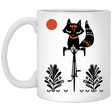 Drinkware White / One Size Fox On A Bike 11oz Mug