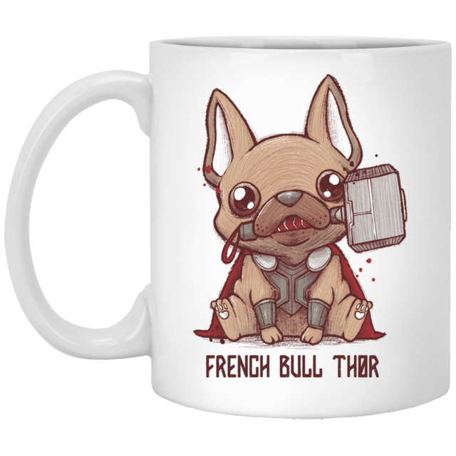 Drinkware White / One Size French Bull Thor 11oz Mug