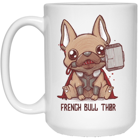Drinkware White / One Size French Bull Thor 15oz Mug