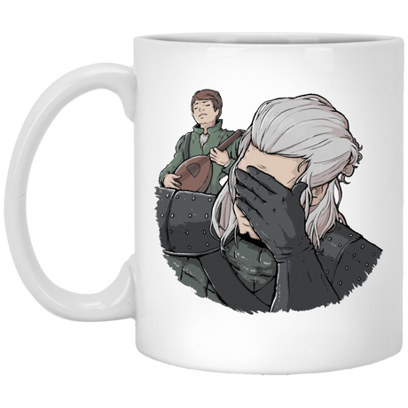 Drinkware White / One Size Geralt Face Palm 11oz Mug