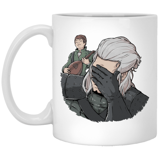 Drinkware White / One Size Geralt Face Palm 11oz Mug