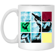 Drinkware White / One Size Grid Ride 11oz Mug