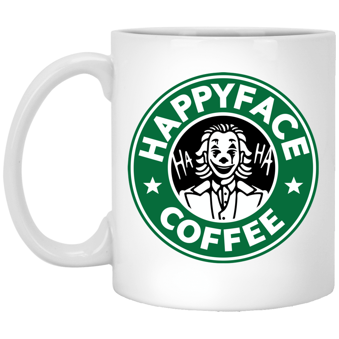 Drinkware White / One Size Happy Face Coffee 11oz Mug