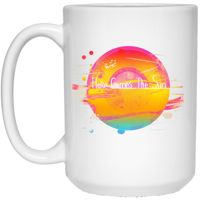 Drinkware White / One Size Here Comes The Sun (2) 15oz Mug