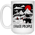Drinkware White / One Size I Hate People 15oz Mug