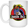 Drinkware White / One Size Jurassic Duo 15oz Mug