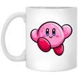 Drinkware White / One Size Kawaii Cute Kirby 11oz Mug