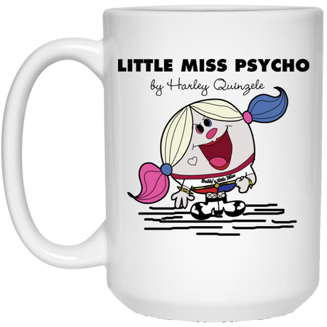 Drinkware White / One Size Little Miss Psycho 15oz Mug