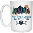 Drinkware White / One Size May The Forest Be With You One Red Fox 15oz Mug