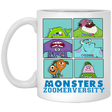 Drinkware White / One Size Monsters Zoomerversity 11oz Mug