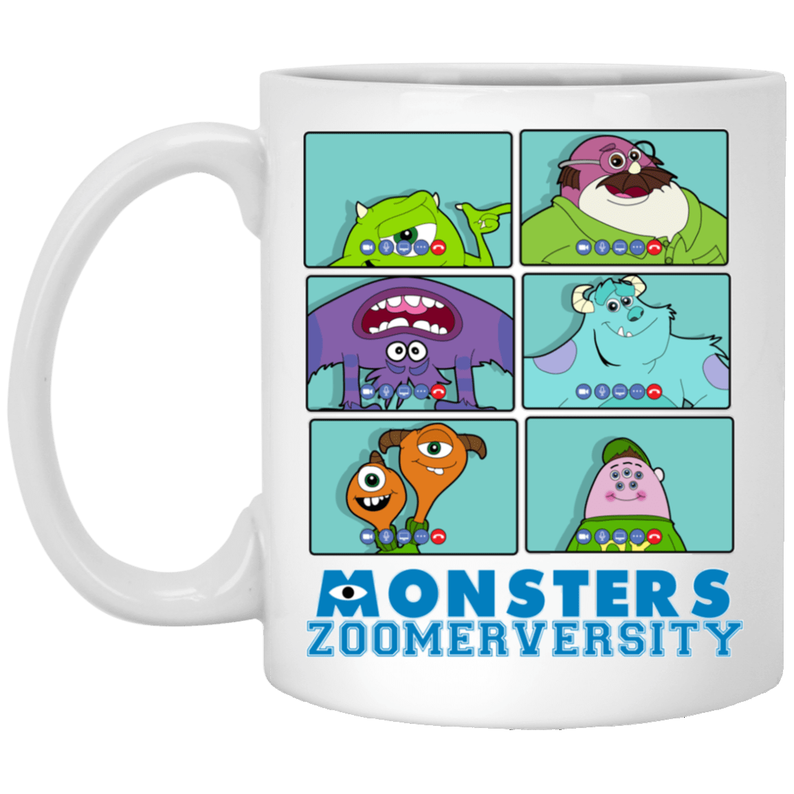 Drinkware White / One Size Monsters Zoomerversity 11oz Mug