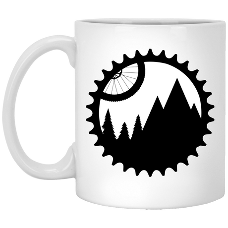 Drinkware White / One Size Mountain Bike Sprocket 11oz Mug