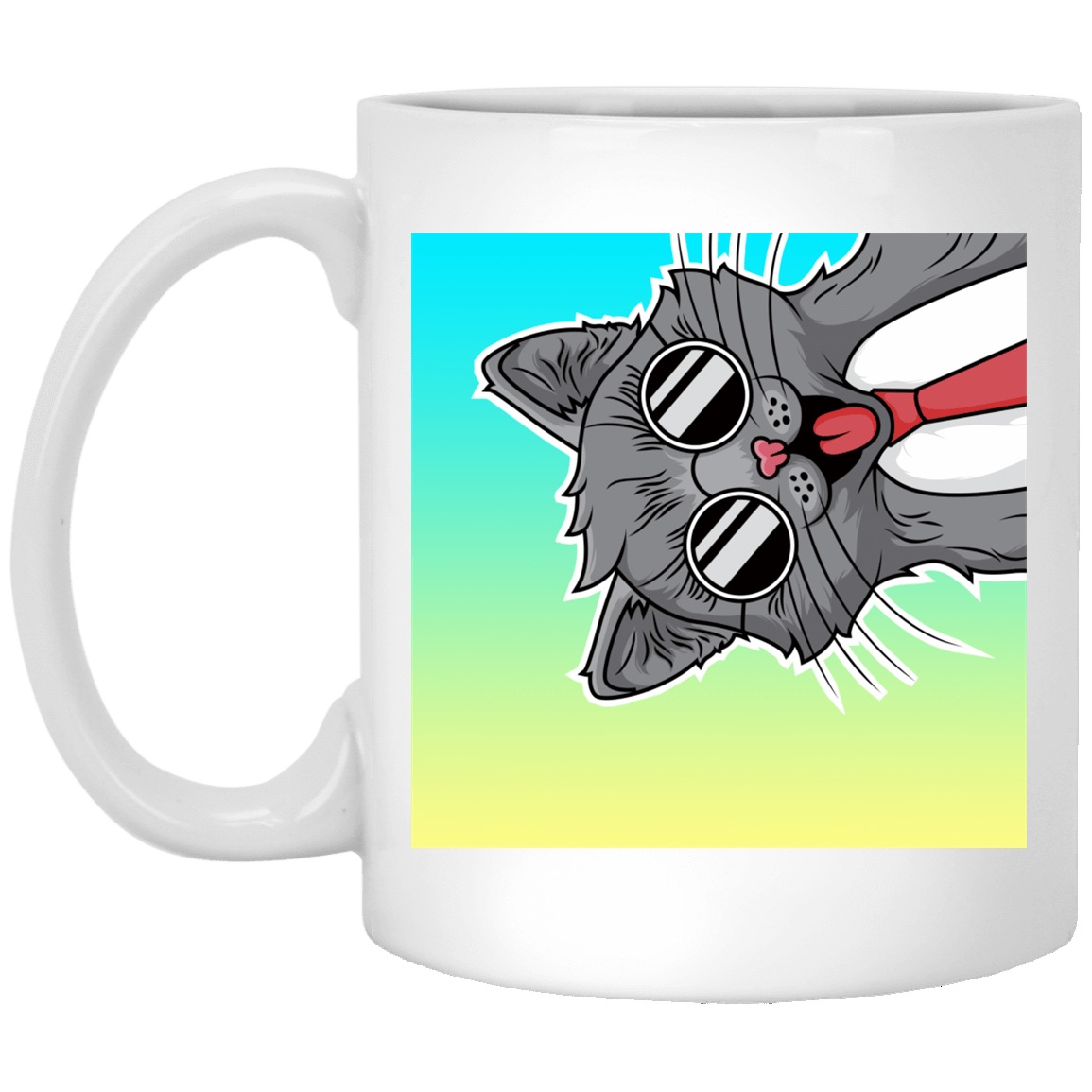 Drinkware White / One Size One Cool Cat 11oz Mug
