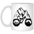 Drinkware White / One Size One With Nature Mountain Bike 11oz Mug
