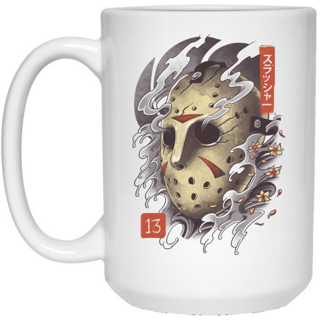 Drinkware White / One Size Oni Jason Mask 15oz Mug