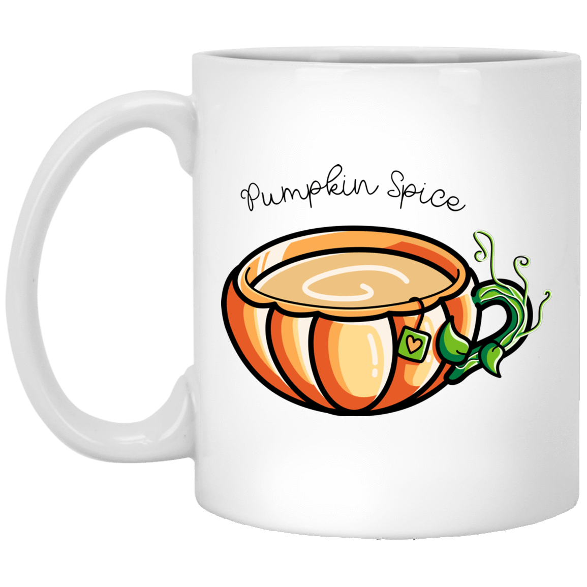 Drinkware White / One Size Pumpkin Spice Chai Tea 11oz Mug