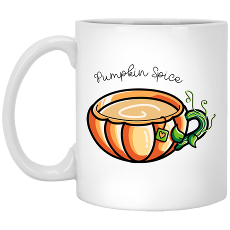 Drinkware White / One Size Pumpkin Spice Chai Tea 11oz Mug