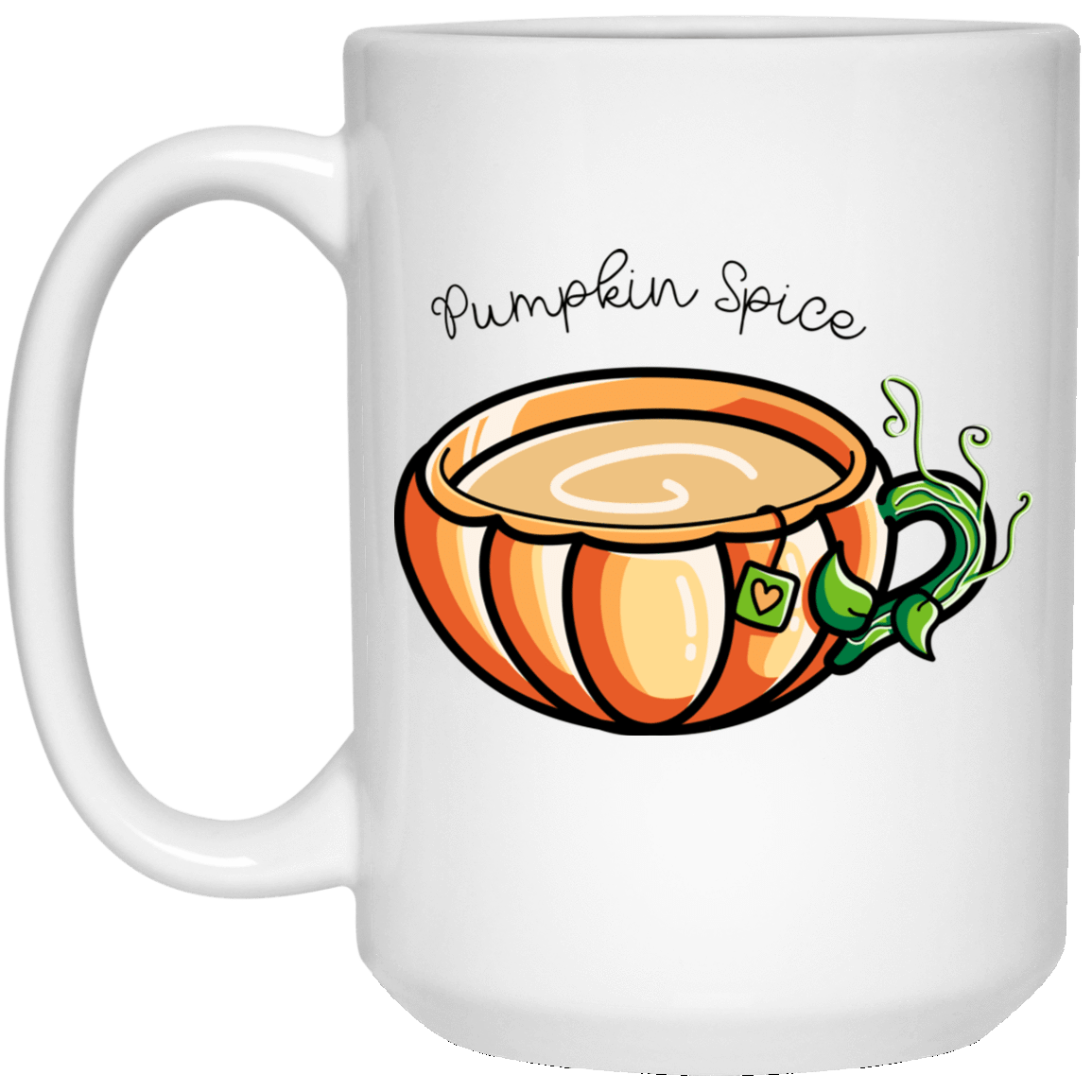 Drinkware White / One Size Pumpkin Spice Chai Tea 15oz Mug