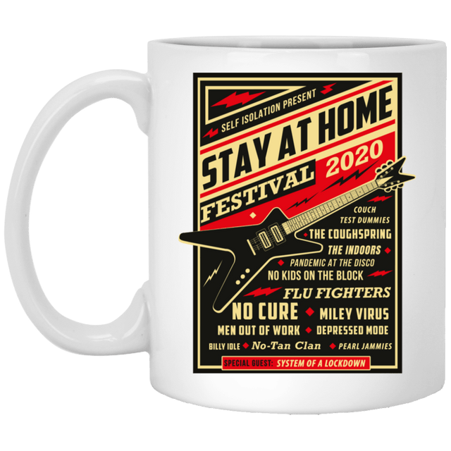Drinkware White / One Size Quarantine Social Distancing Stay Home Festival 2020 11oz Mug