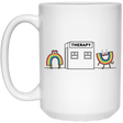 Drinkware White / One Size Rainbow Therapy 15oz Mug