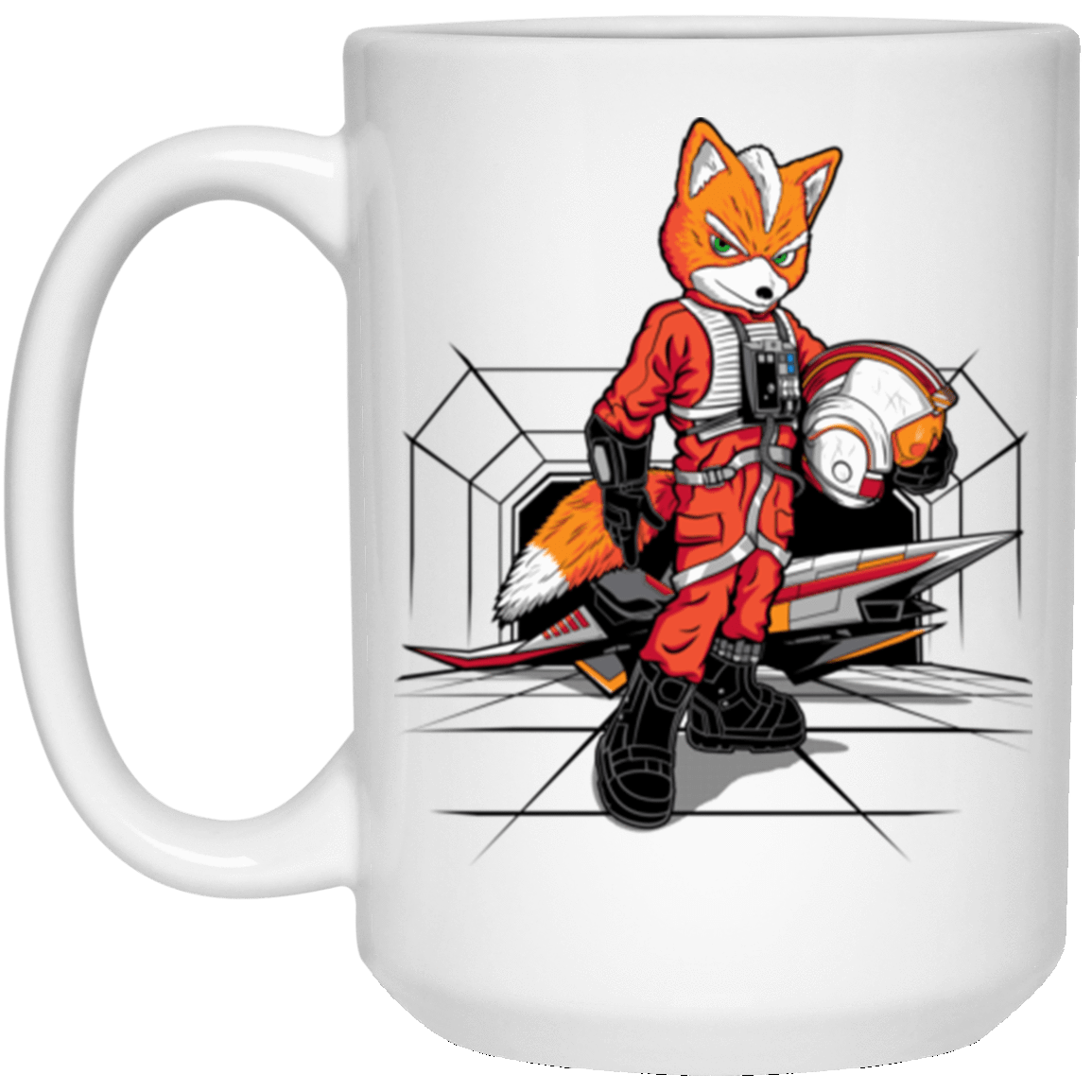 Drinkware White / One Size Rebel Fox 15oz Mug
