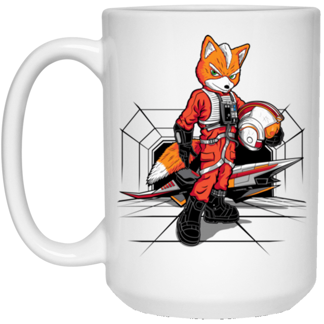 Drinkware White / One Size Rebel Fox 15oz Mug