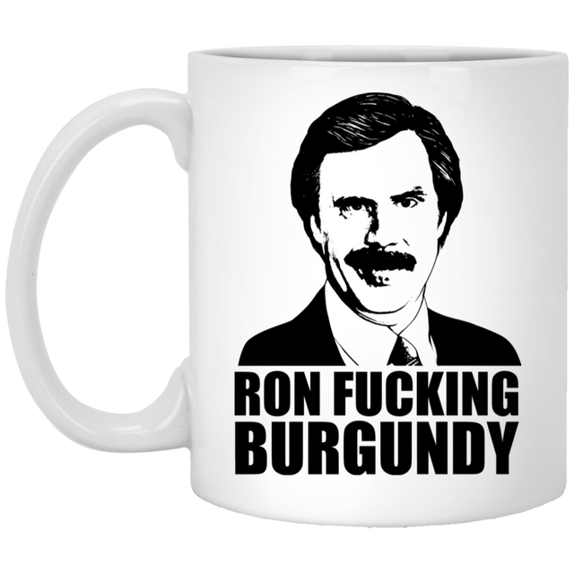 Drinkware White / One Size Ron Fucking Burgundy 11oz Mug