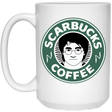 Drinkware White / One Size Scarbucks 15oz Mug