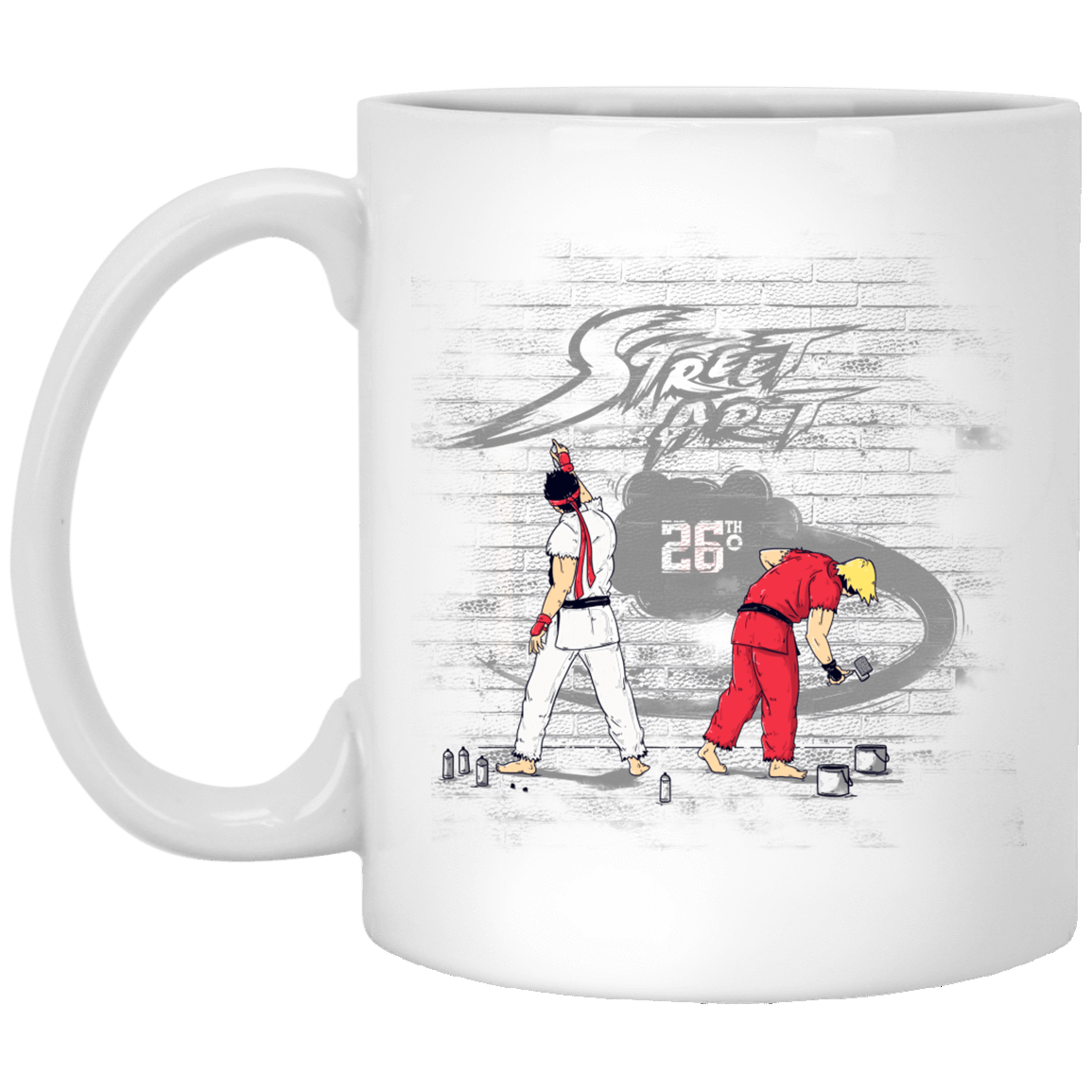 Drinkware White / One Size Street Art 11oz Mug