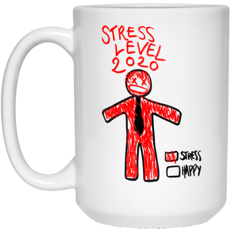 Drinkware White / One Size Stress Level 15oz Mug