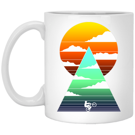 Drinkware White / One Size Sunrise Bike Ride 11oz Mug