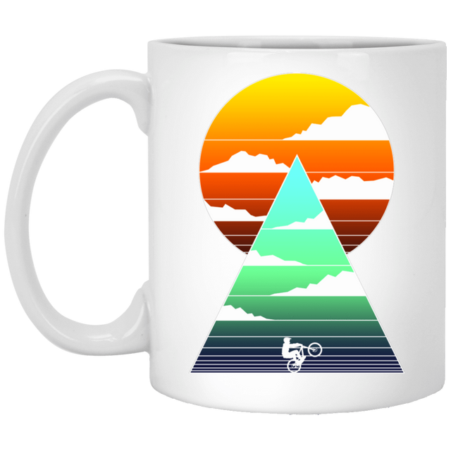 Drinkware White / One Size Sunrise Bike Ride 11oz Mug