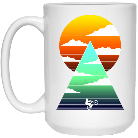 Drinkware White / One Size Sunrise Bike Ride 15oz Mug