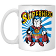 Drinkware White / One Size Superhero 11oz Mug
