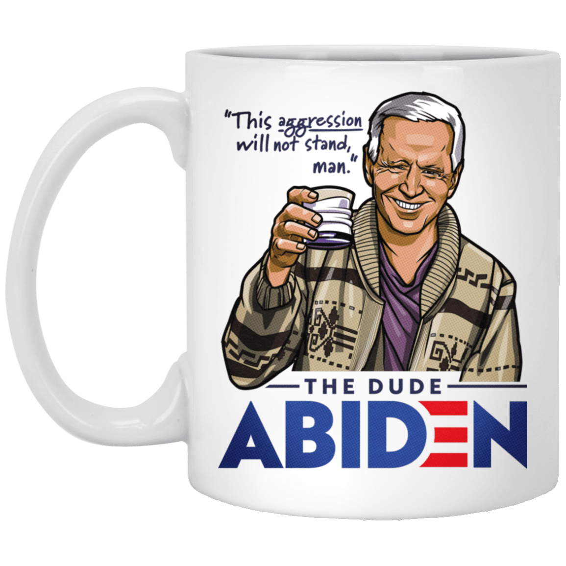 Drinkware White / One Size The Dude Abiden 11oz mug